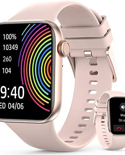 2023 Upgrade Smart Watch (Answer/Make Call), 1.95" Display Smartwatch for Women Men, Fitness Tracker with Multi Sport Modes, IP68 Waterproof, Step Calorie Counter, Sleep/Heart Rate Monitoring Watches